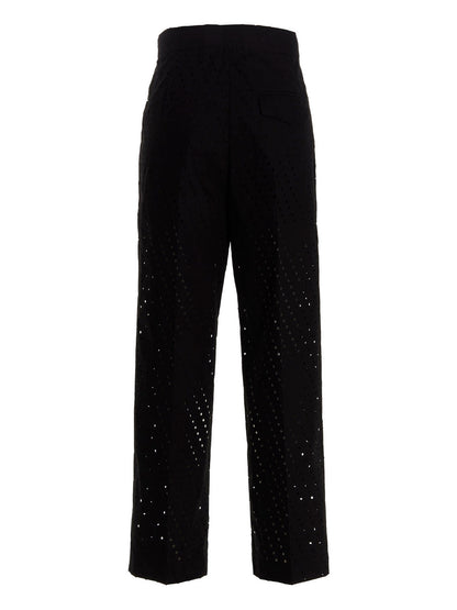 pleated t-shirt Pants