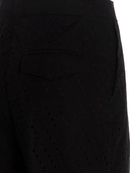 pleated t-shirt Pants