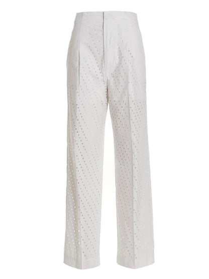 pleated t-shirt Pants