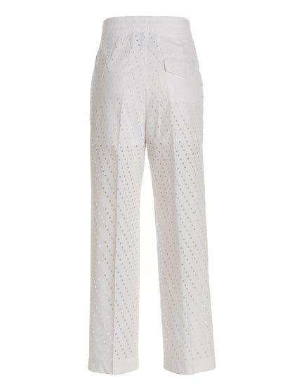 pleated t-shirt Pants