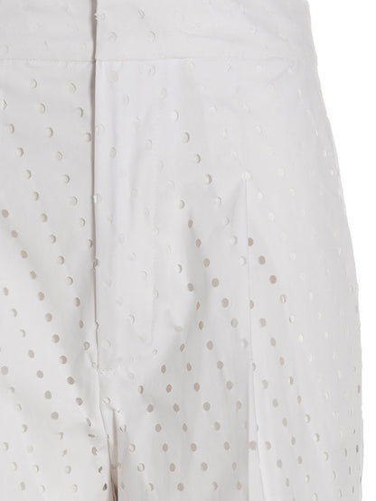 pleated t-shirt Pants