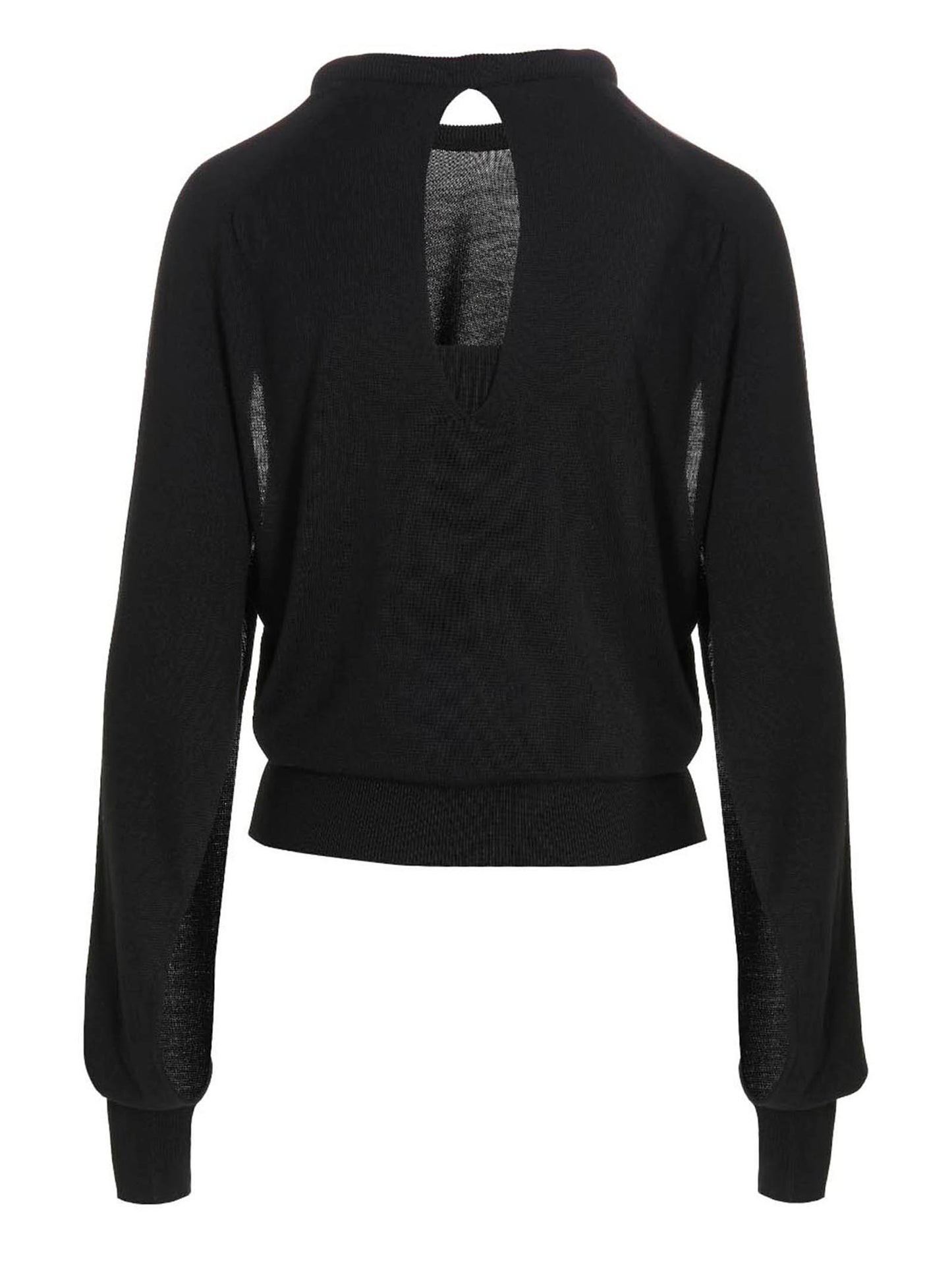 Cut out insert top sweater Sweater, cardigans