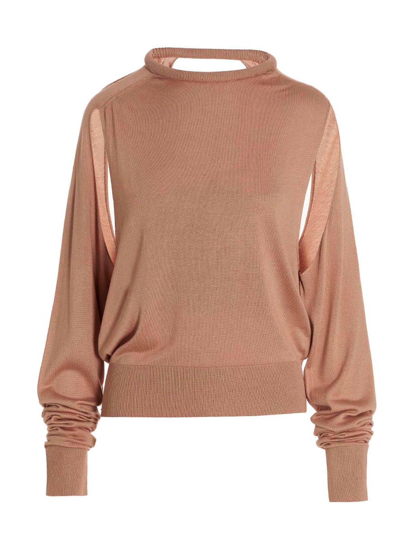 Cut out insert top sweater Sweater, cardigans