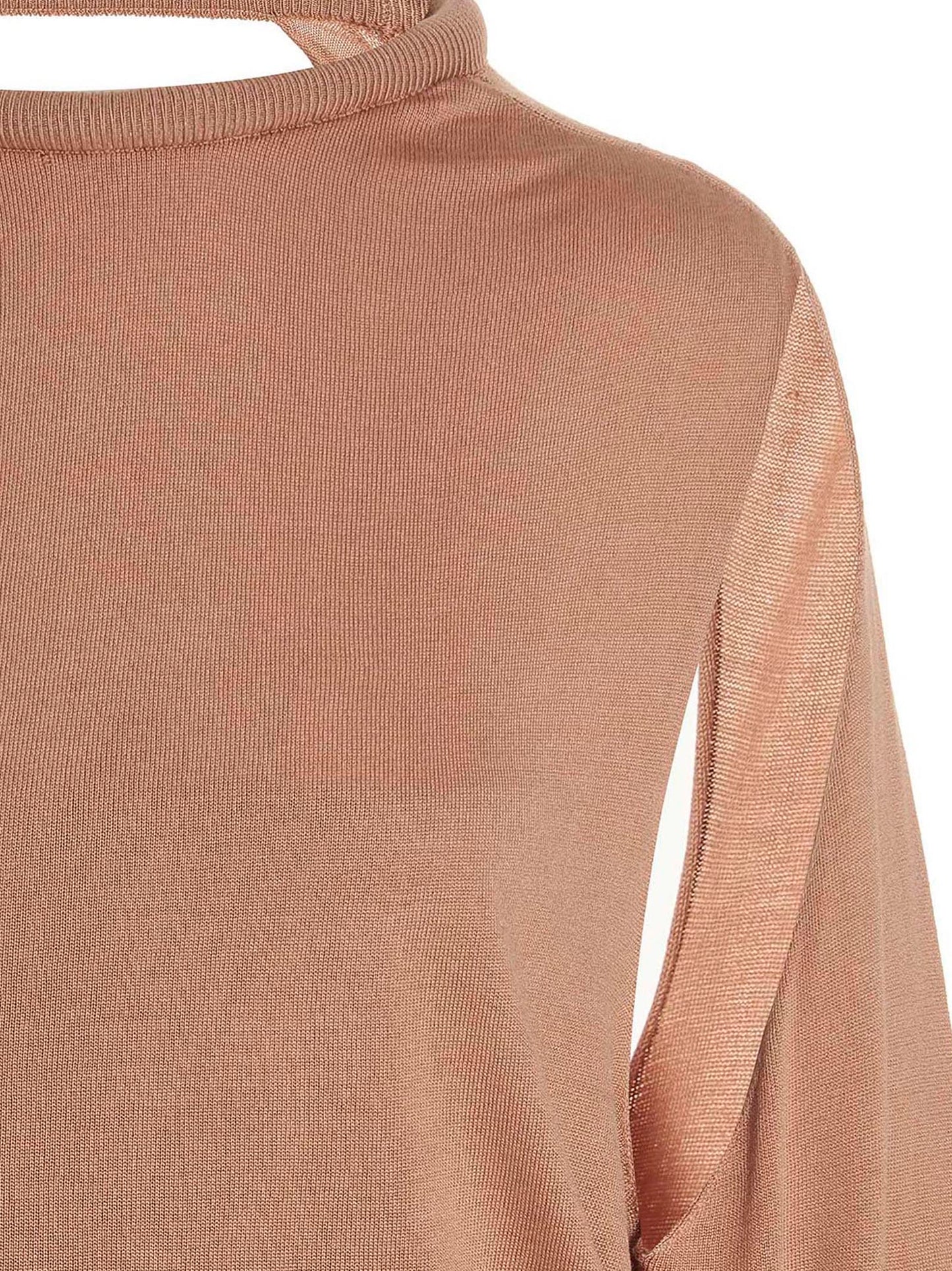 Cut out insert top sweater Sweater, cardigans