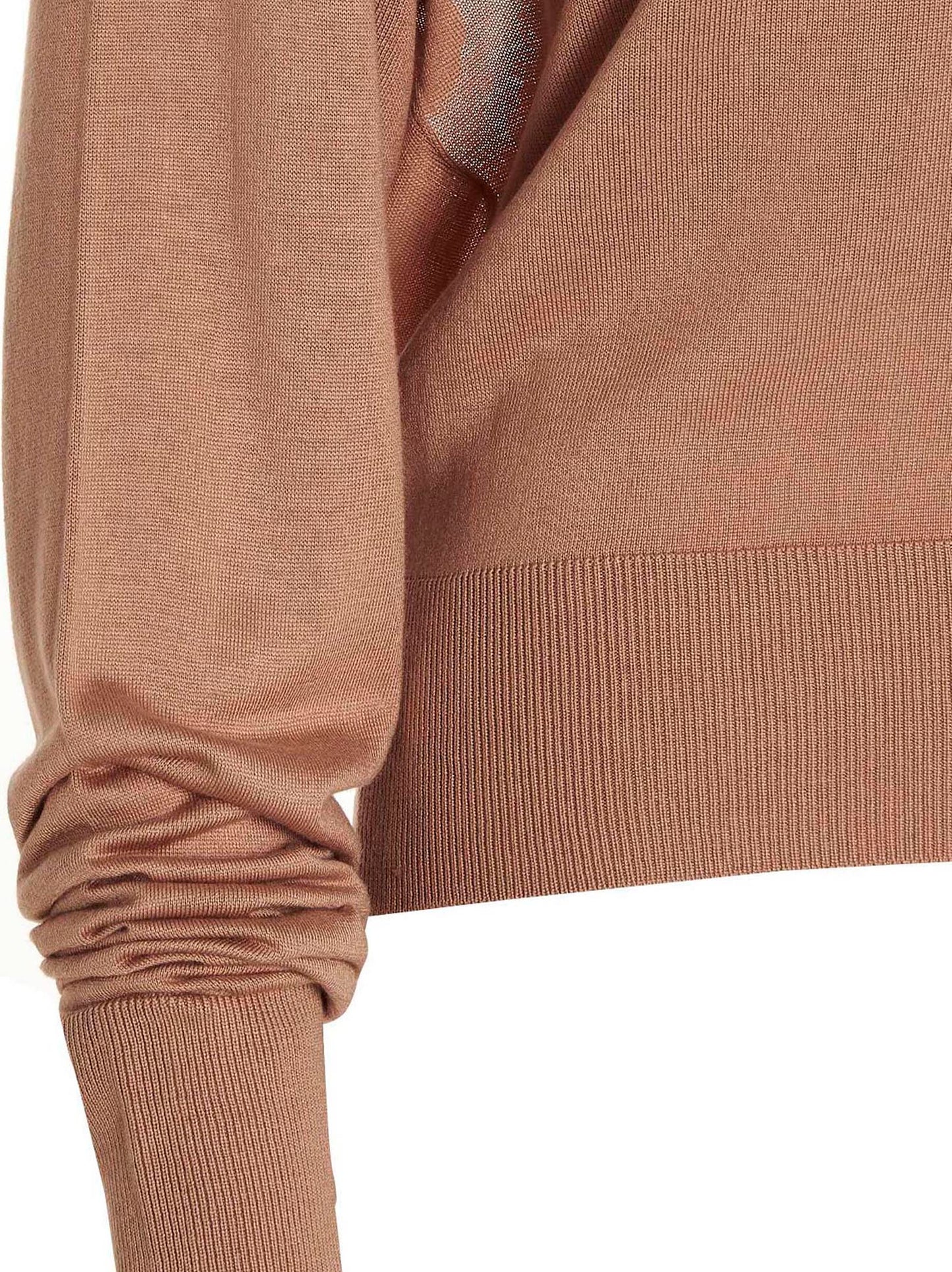Cut out insert top sweater Sweater, cardigans