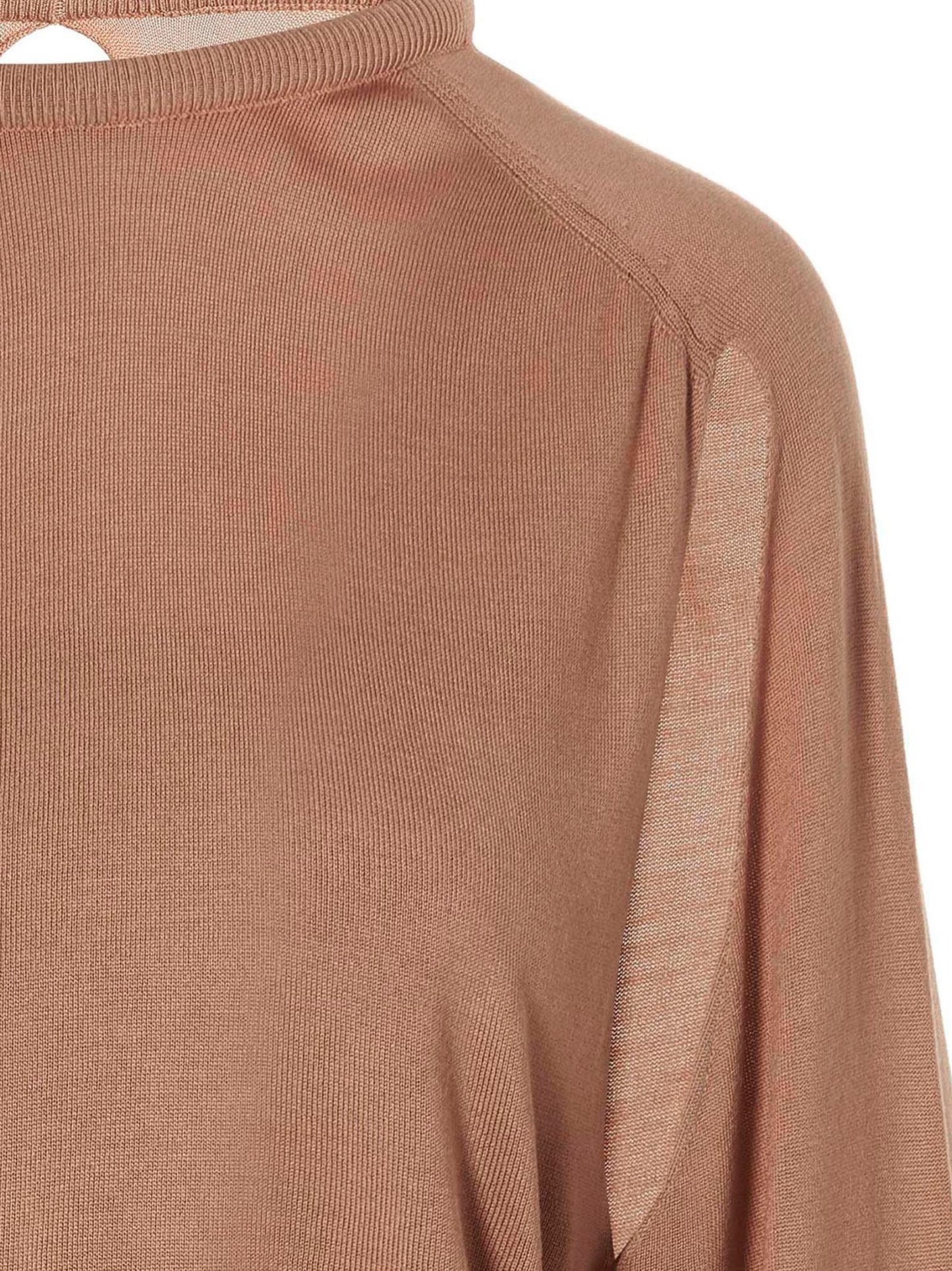 Cut out insert top sweater Sweater, cardigans