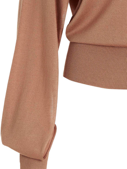 Cut out insert top sweater Sweater, cardigans