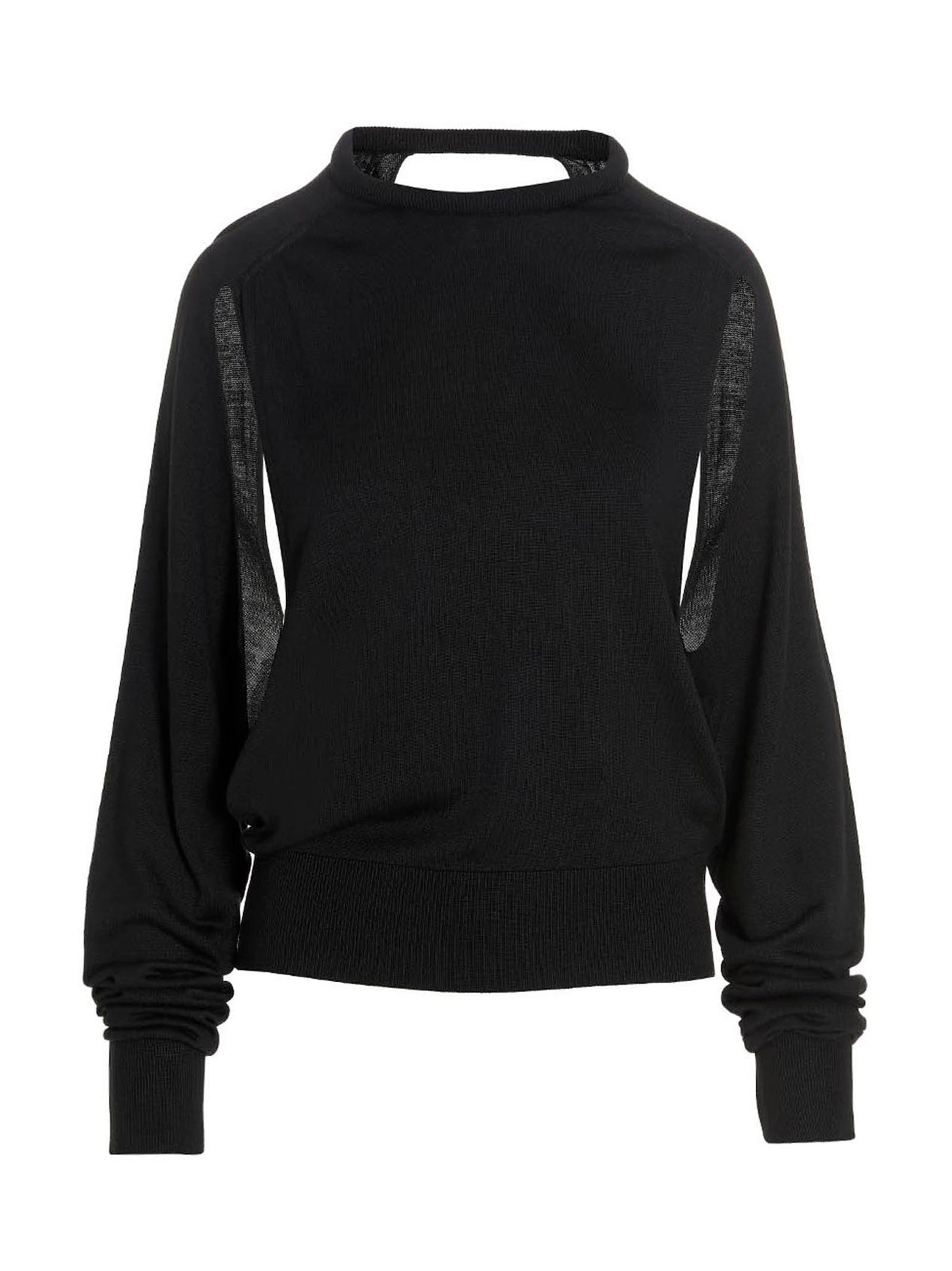 Cut out insert top sweater Sweater, cardigans