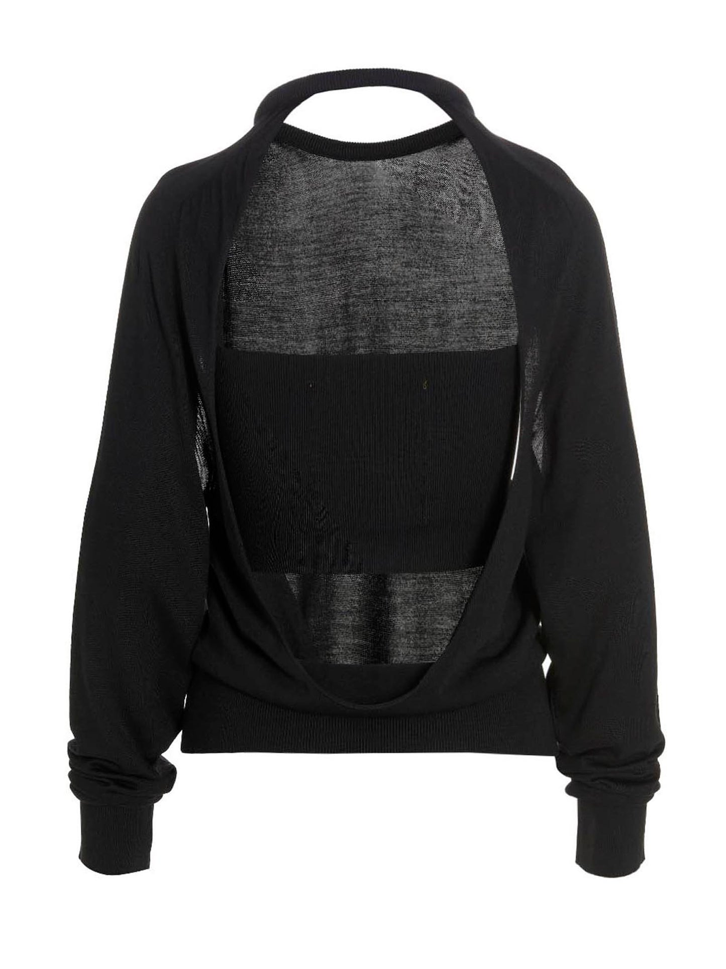 Cut out insert top sweater Sweater, cardigans