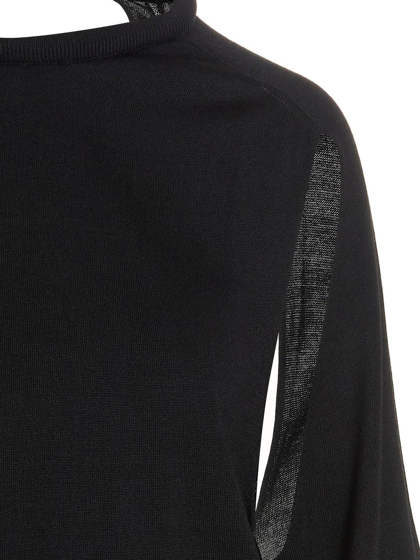 Cut out insert top sweater Sweater, cardigans