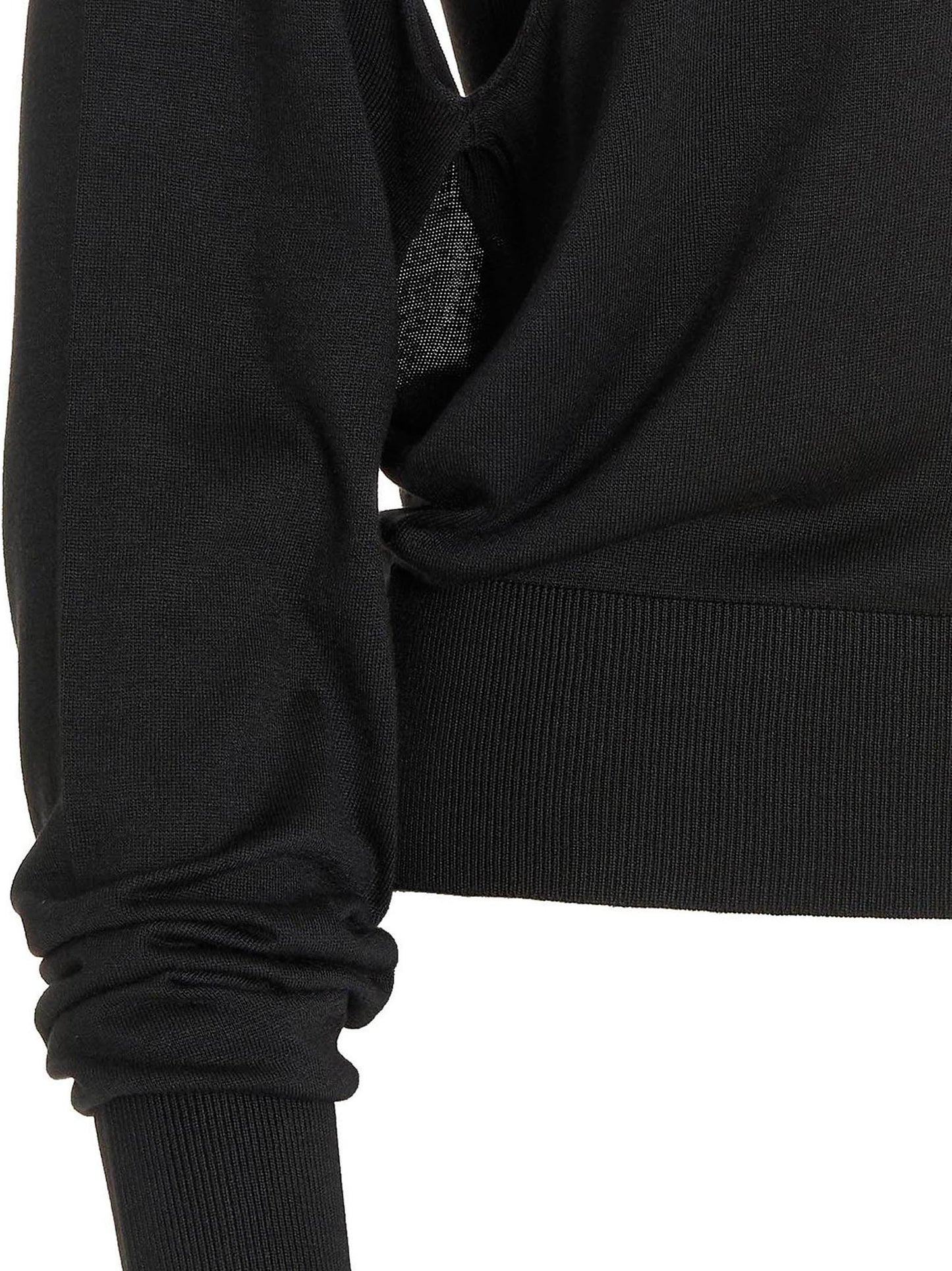 Cut out insert top sweater Sweater, cardigans