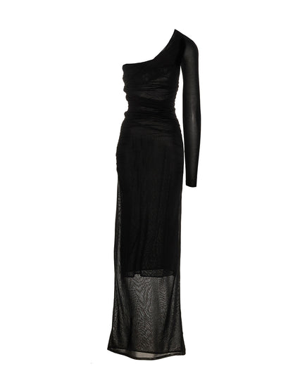 Draped long dress Dresses
