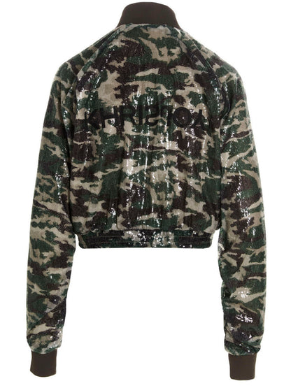 Sequin bomber jacket Casual jackets, parka