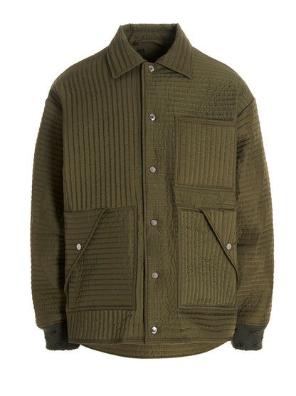 'Chore Quilted Stripes' down jacket Piumini, Parka, Giacche casual