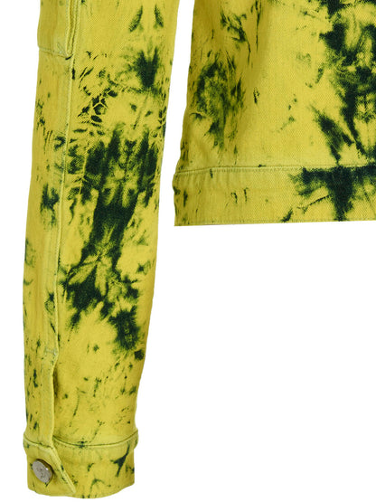 Tie-dye denim jacket Casual jackets, parka