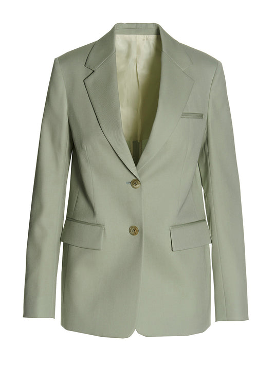 Wool single breast blazer jacket Blazer and Suits