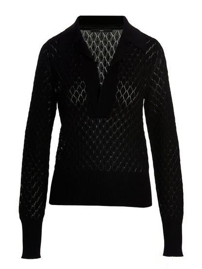 Knit polo shirt Polo