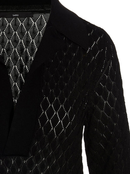 Knit polo shirt Polo