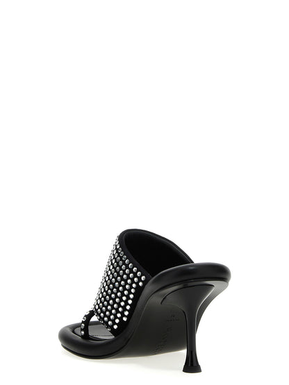 'Bumber crystal' mules Sandals