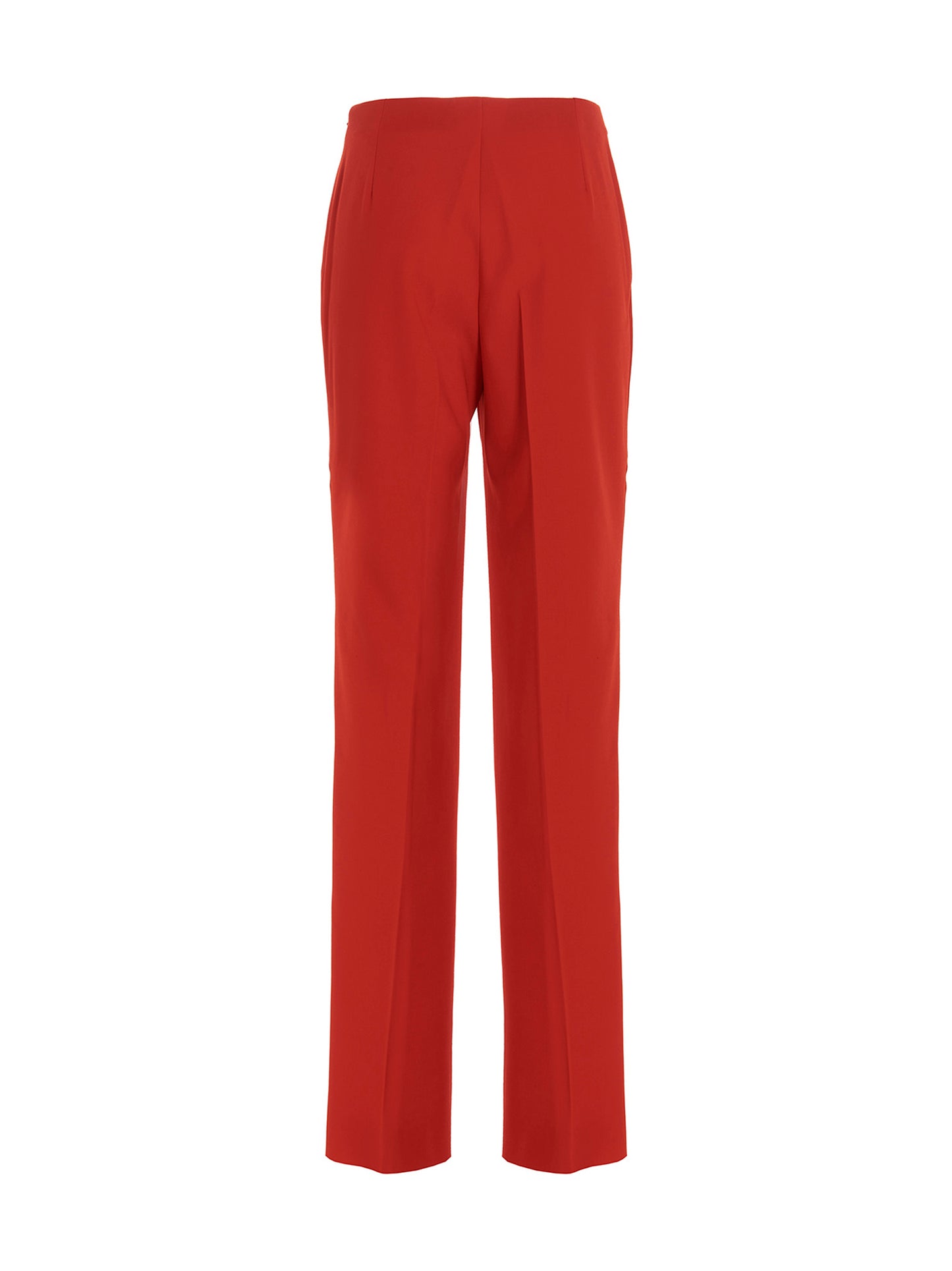 Straight pants with pleat Pants