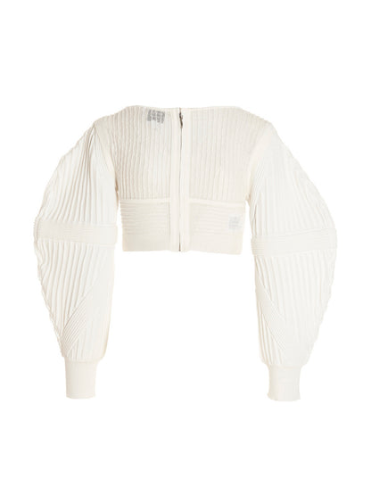 Knit bustier top Tops
