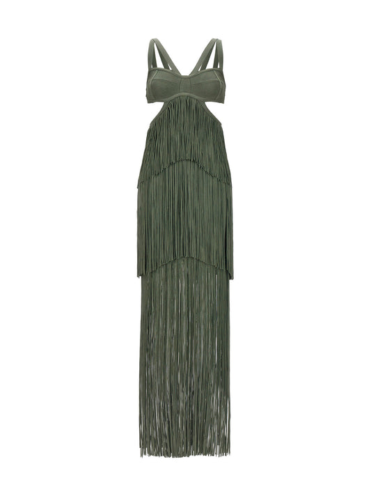 'Strappy Tiered Fringe' dress Dresses