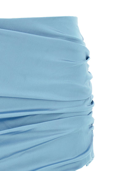 Satin mini skirt Skirts