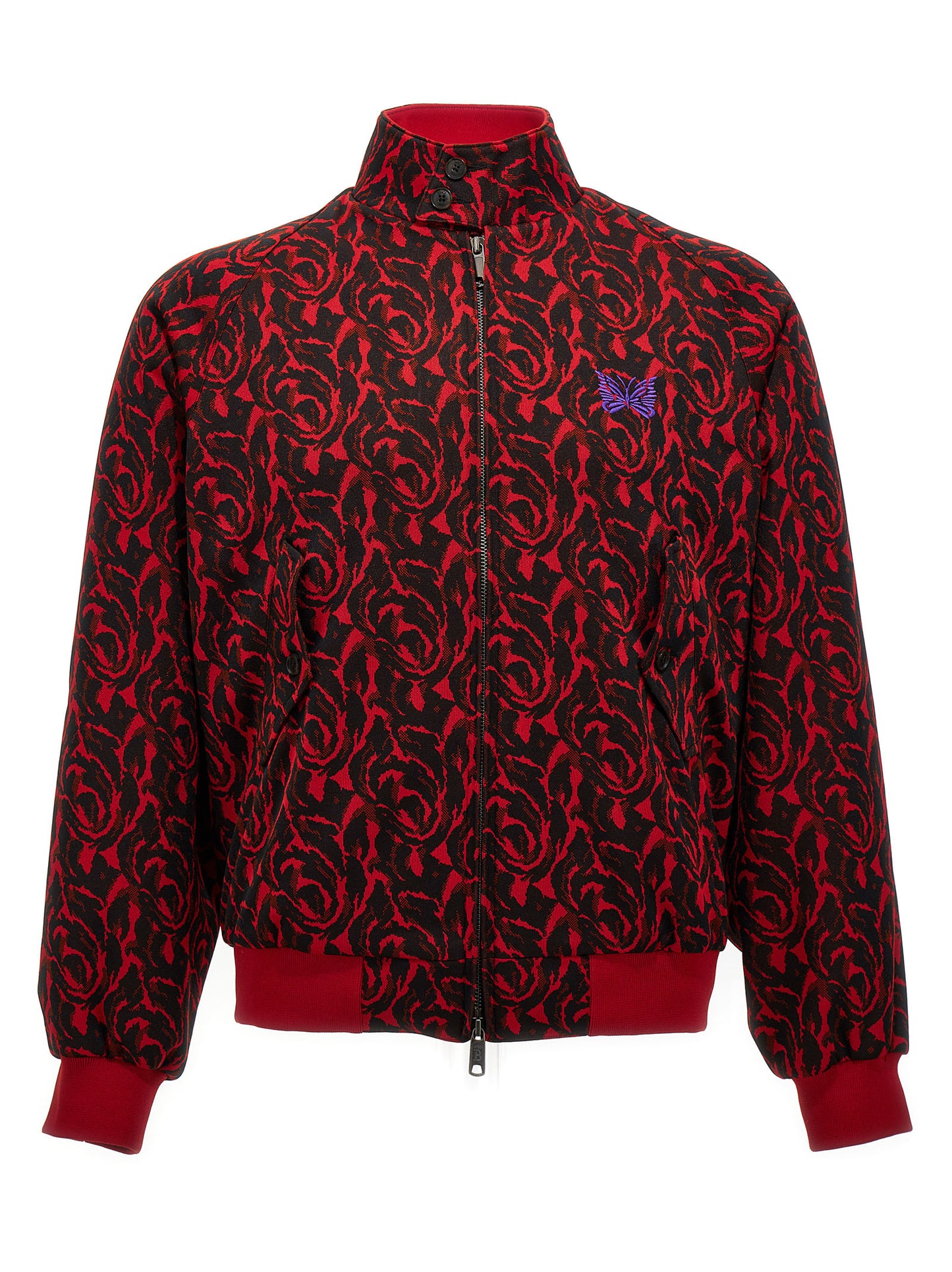 'Jacquard needles' bomber jacket Casual jackets, parka