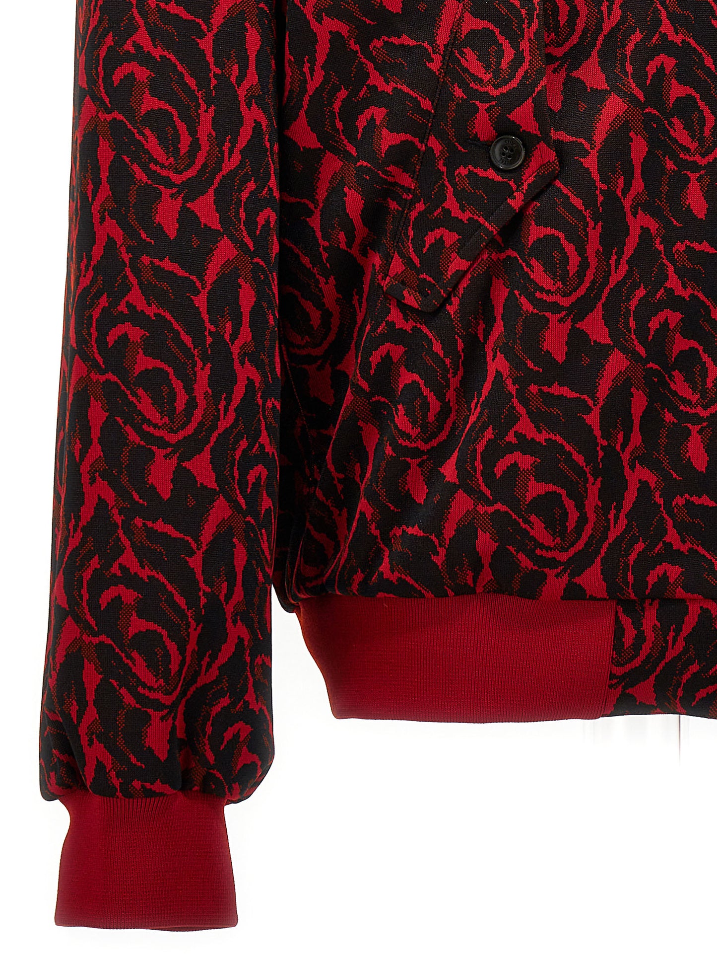 'Jacquard needles' bomber jacket Casual jackets, parka