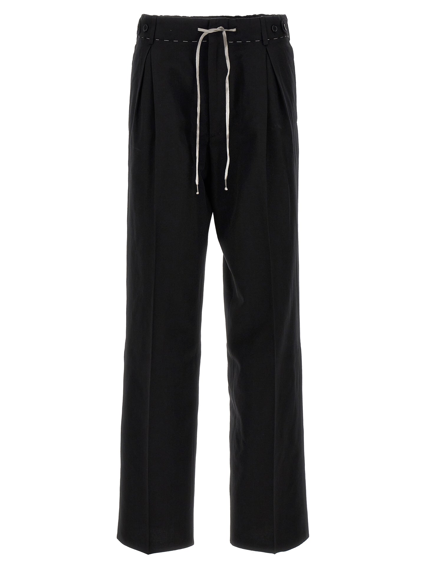 Drawstring pants with darts Pants