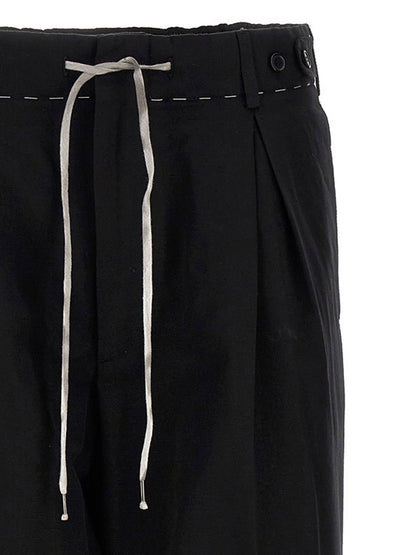 Drawstring pants with darts Pants
