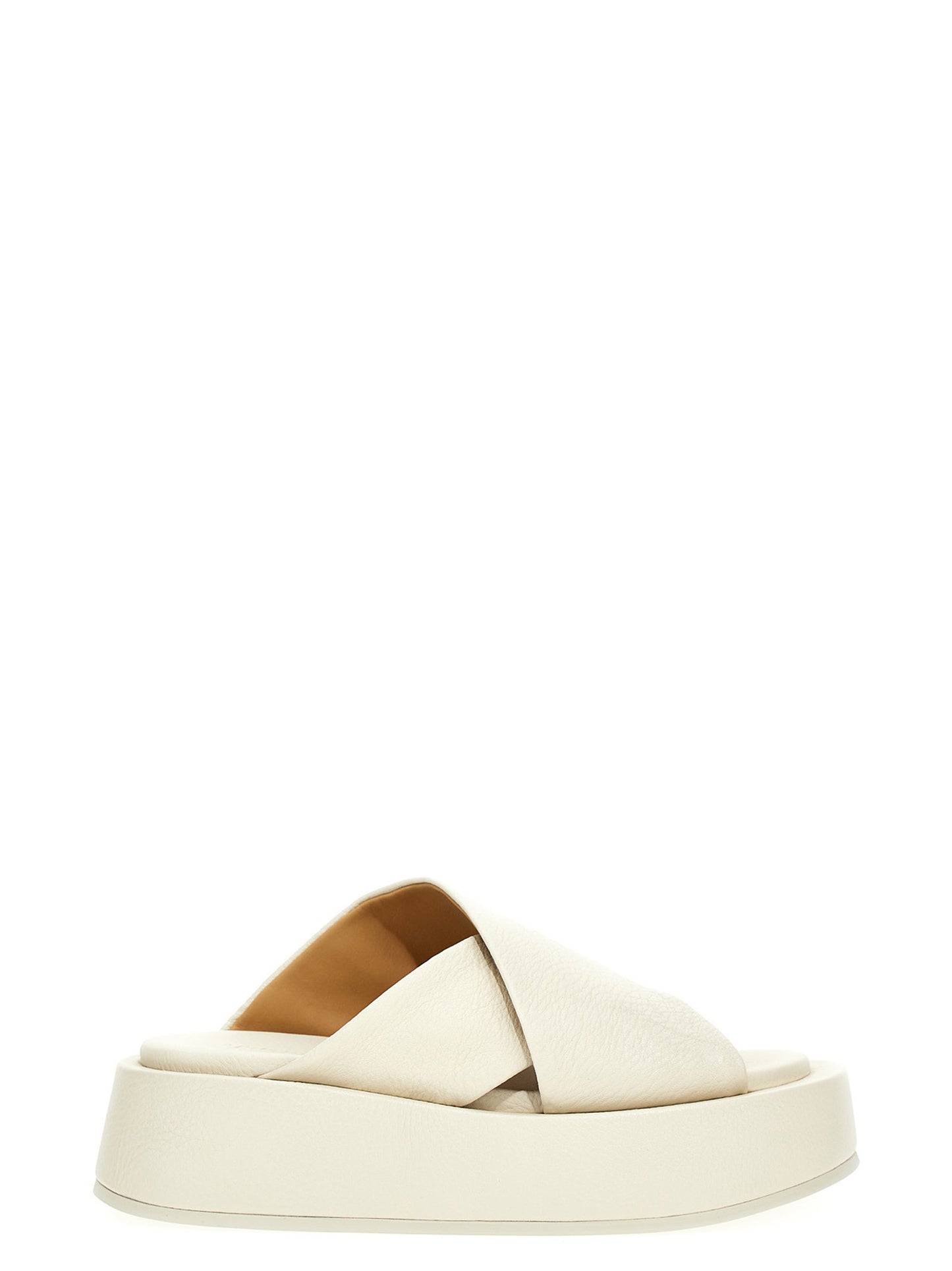 'Flat' slides Sandals