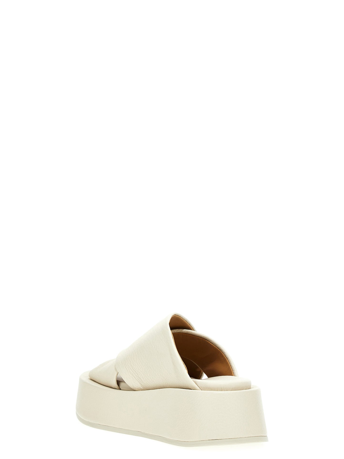'Flat' slides Sandals