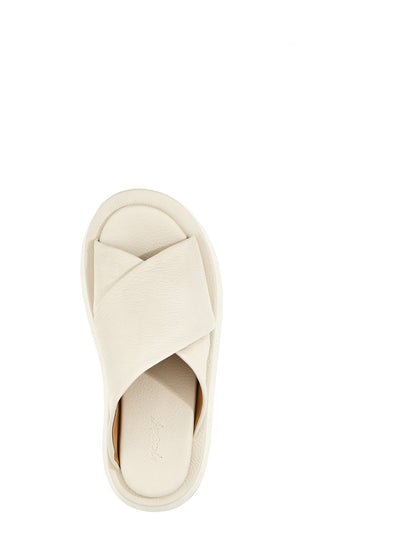 'Flat' slides Sandals