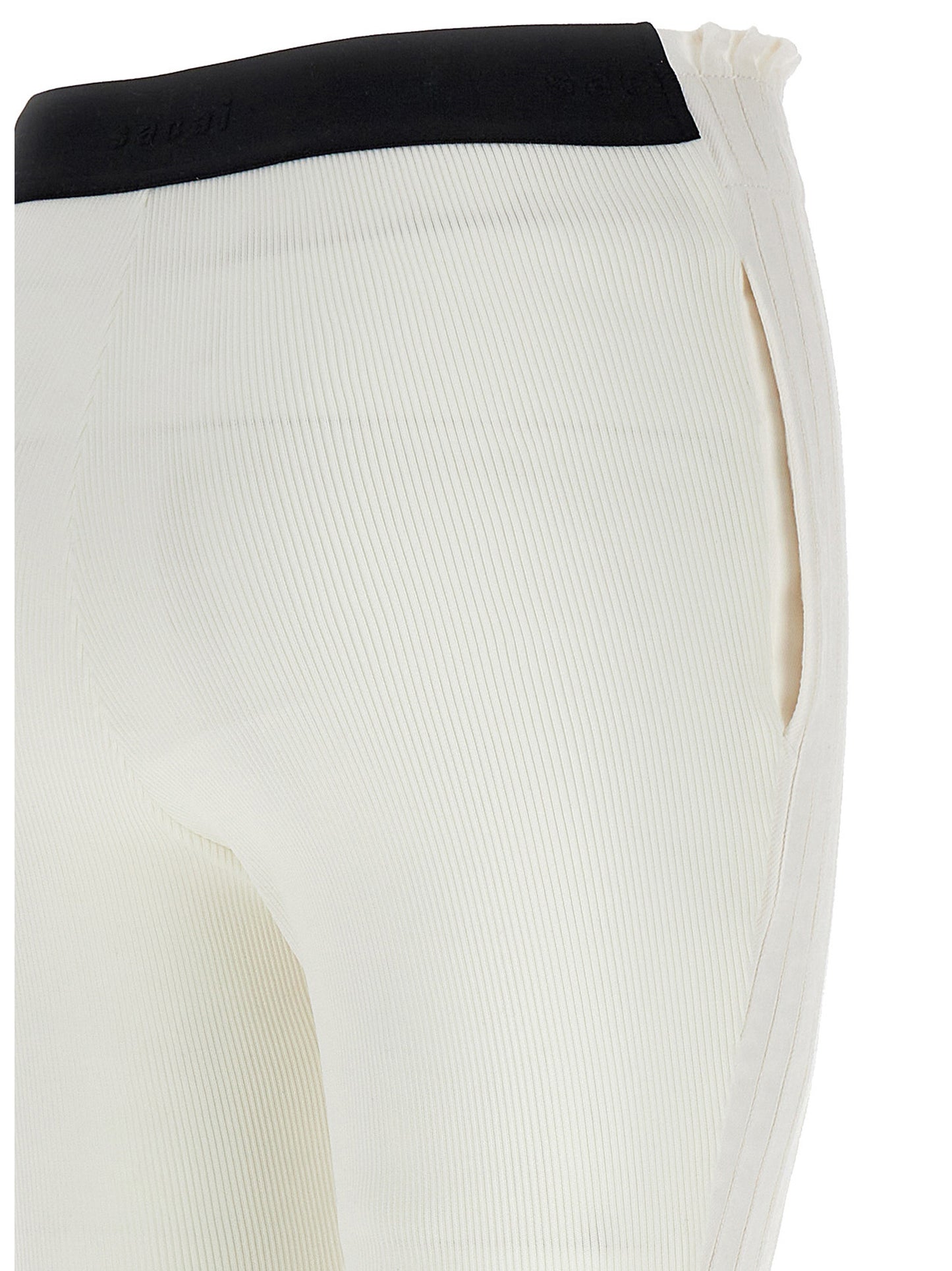 Ribbed pleated pants Pants