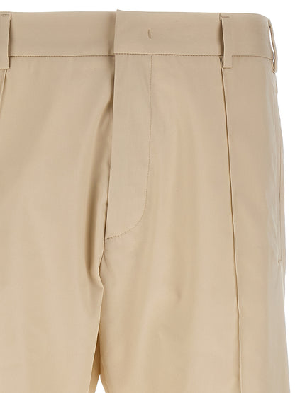 pants with front pleats Pants