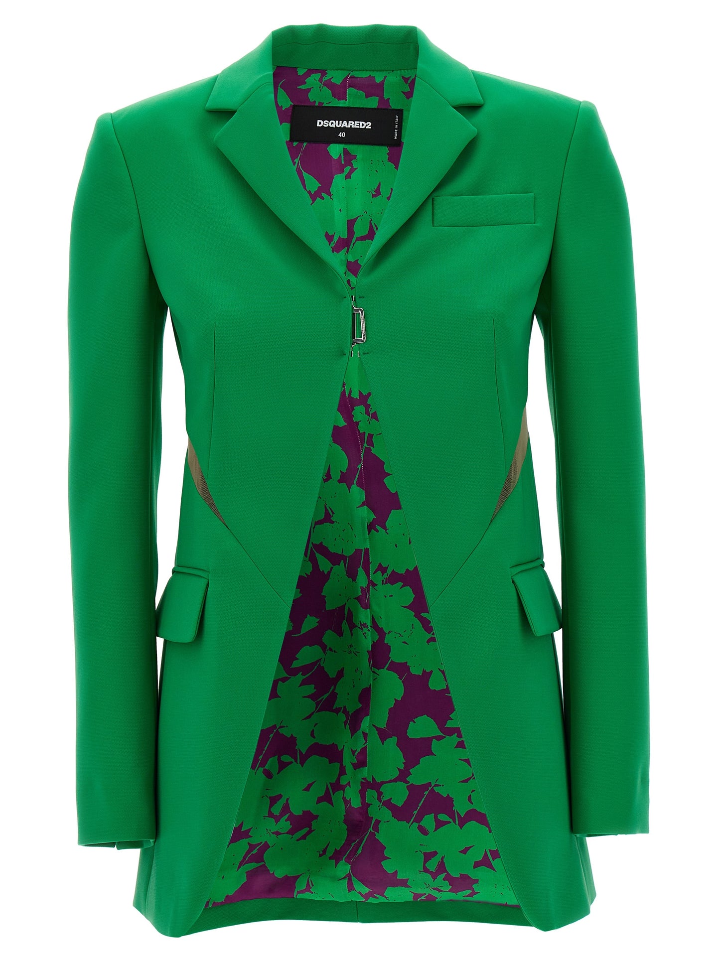 Tulle insert blazer jacket Blazer and Suits