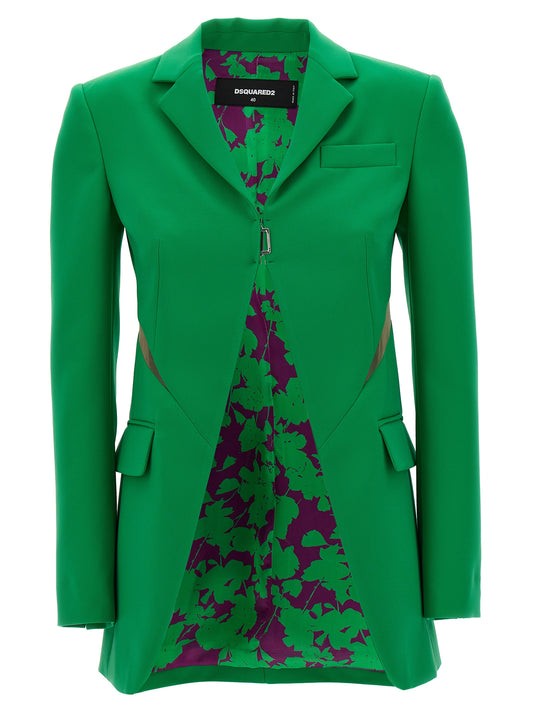 Tulle insert blazer jacket Blazer and Suits