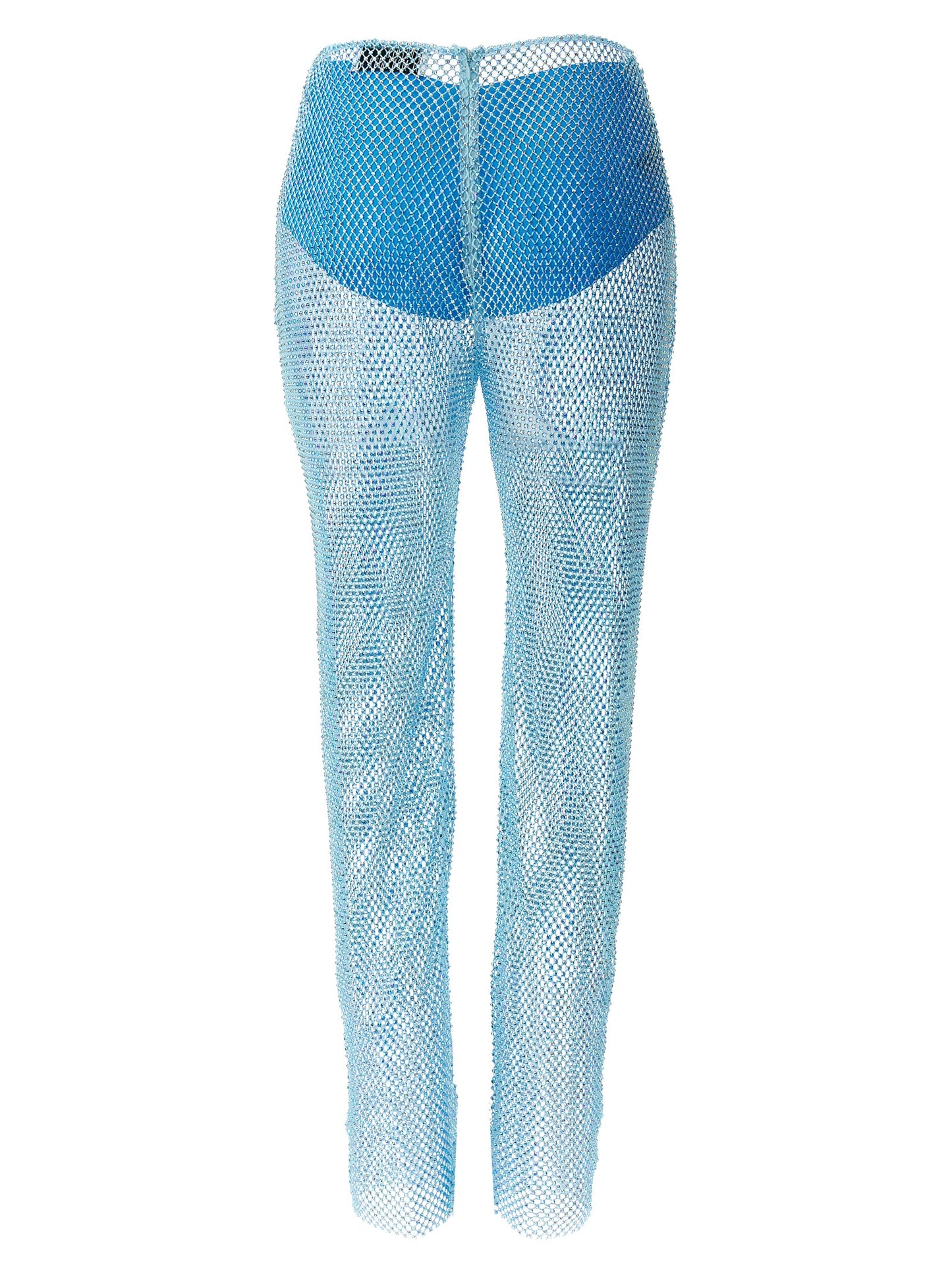 Sequin mesh pants Pants