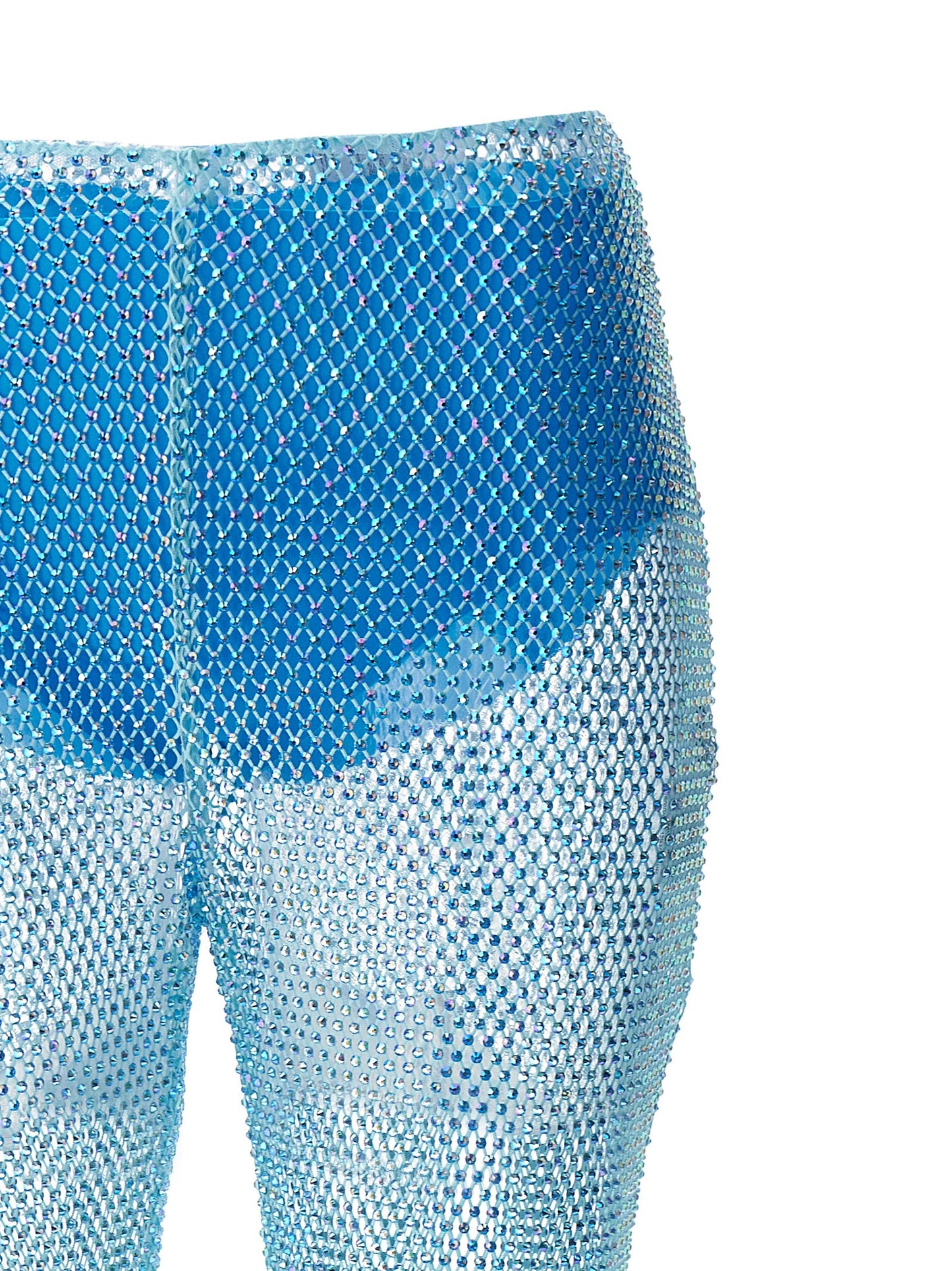Sequin mesh pants Pants