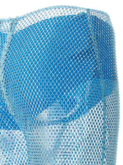Sequin mesh pants Pants