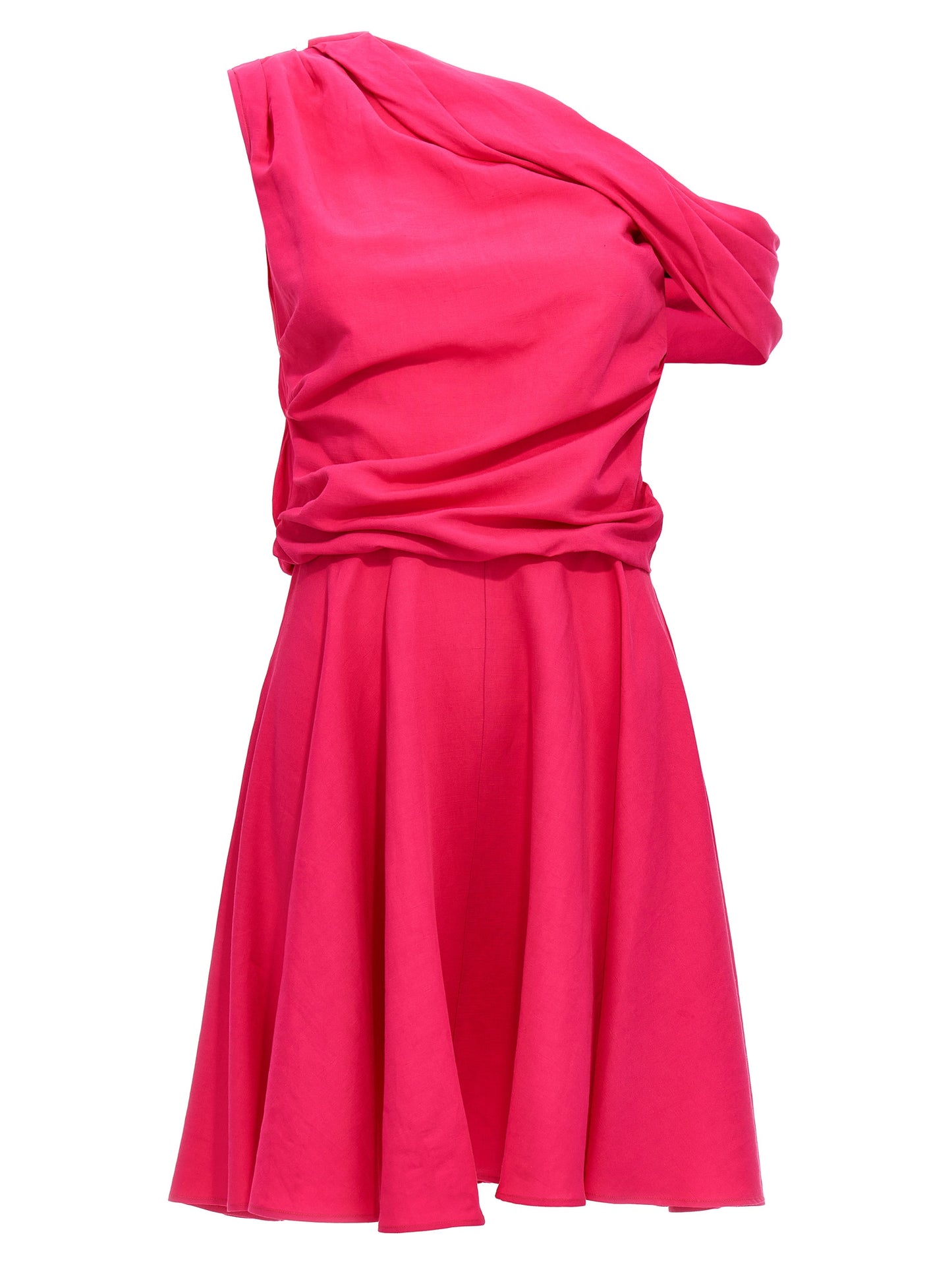 Draping neckline dress Dresses