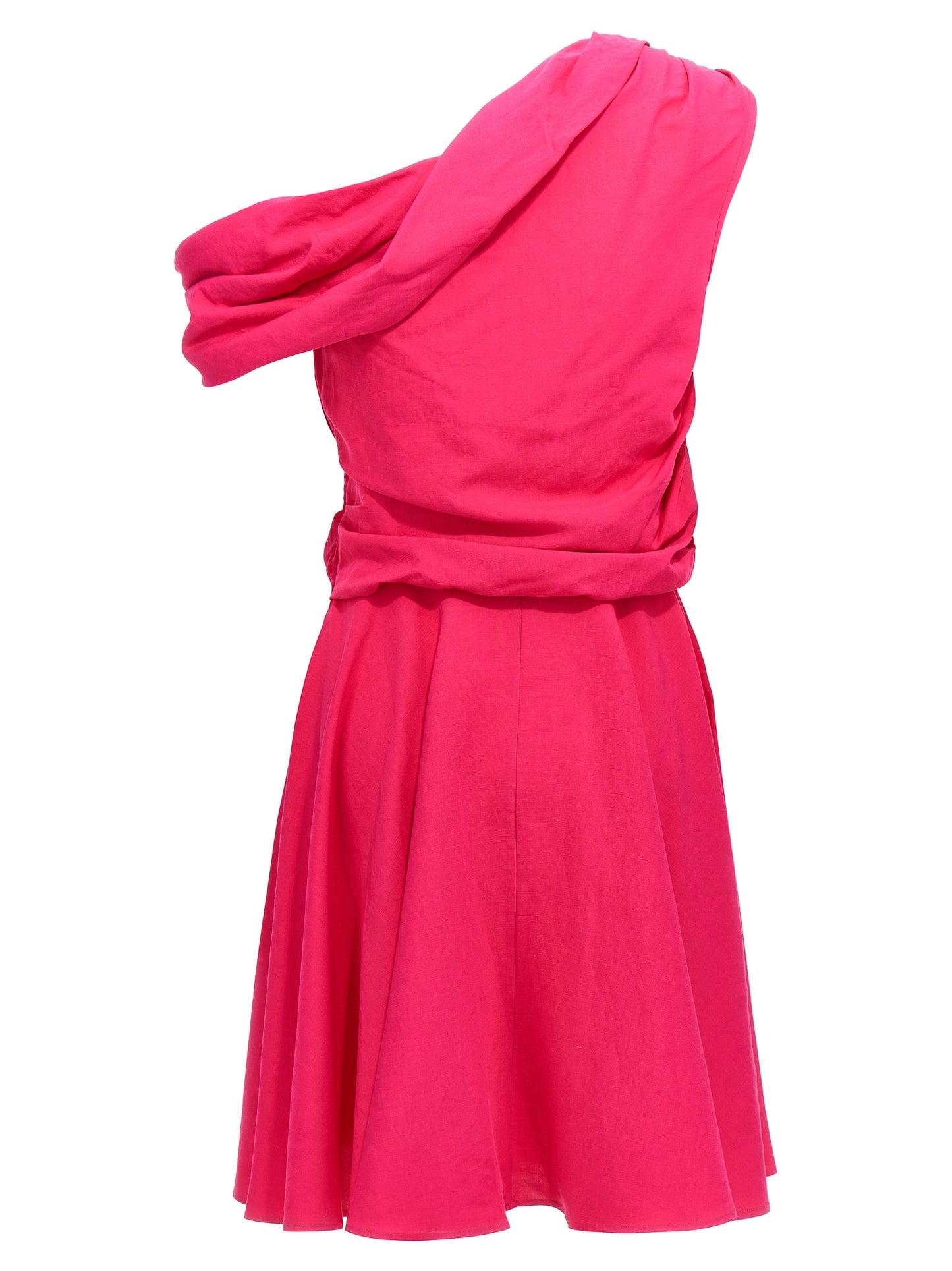 Draping neckline dress Dresses