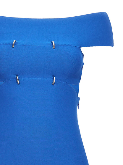 Off-shoulder puffer dress Dresses