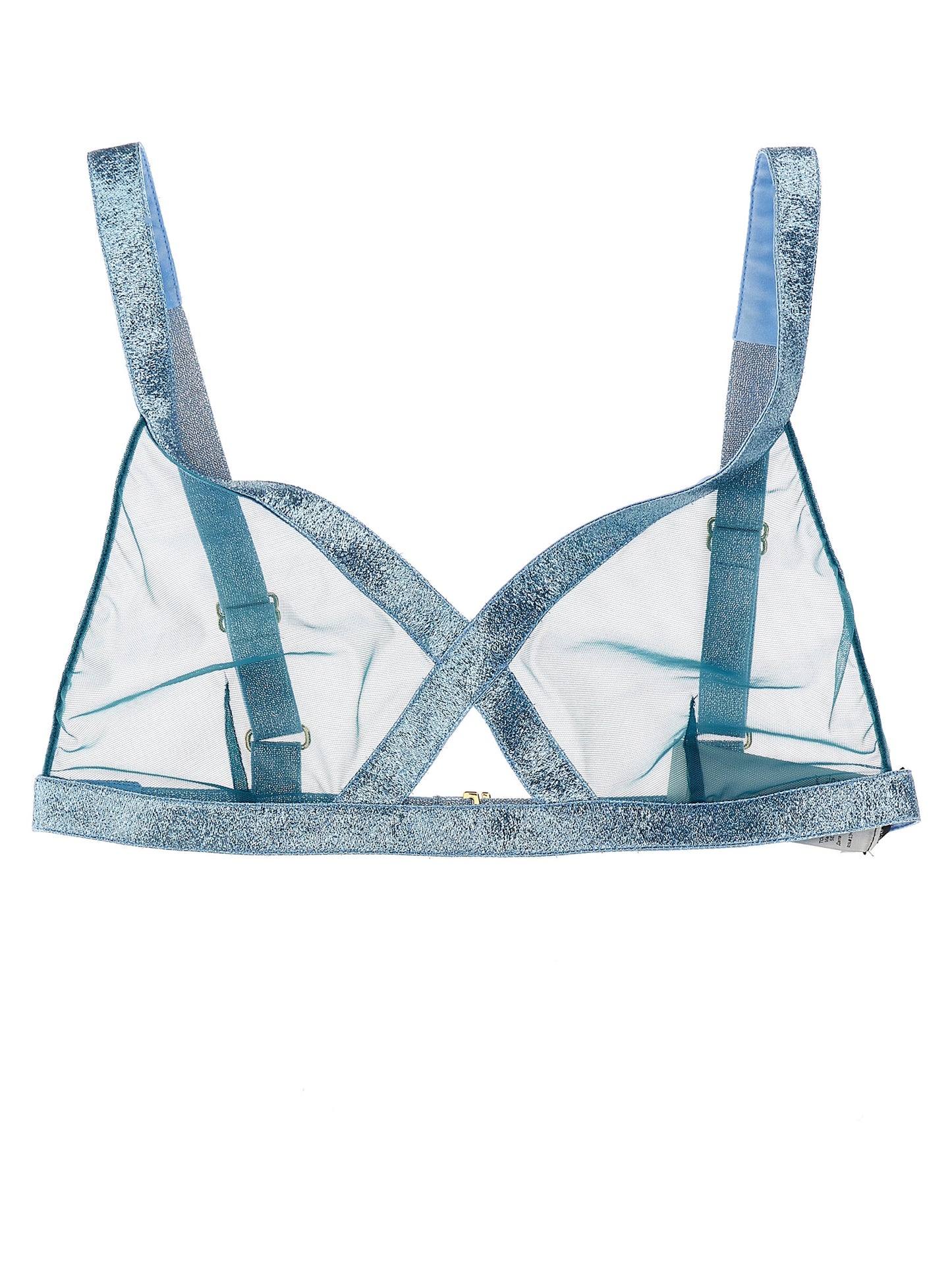 Iridescent sable tulle top Underwear, body