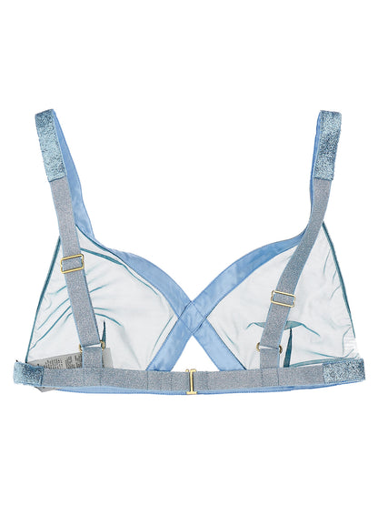 Iridescent sable tulle top Underwear, body