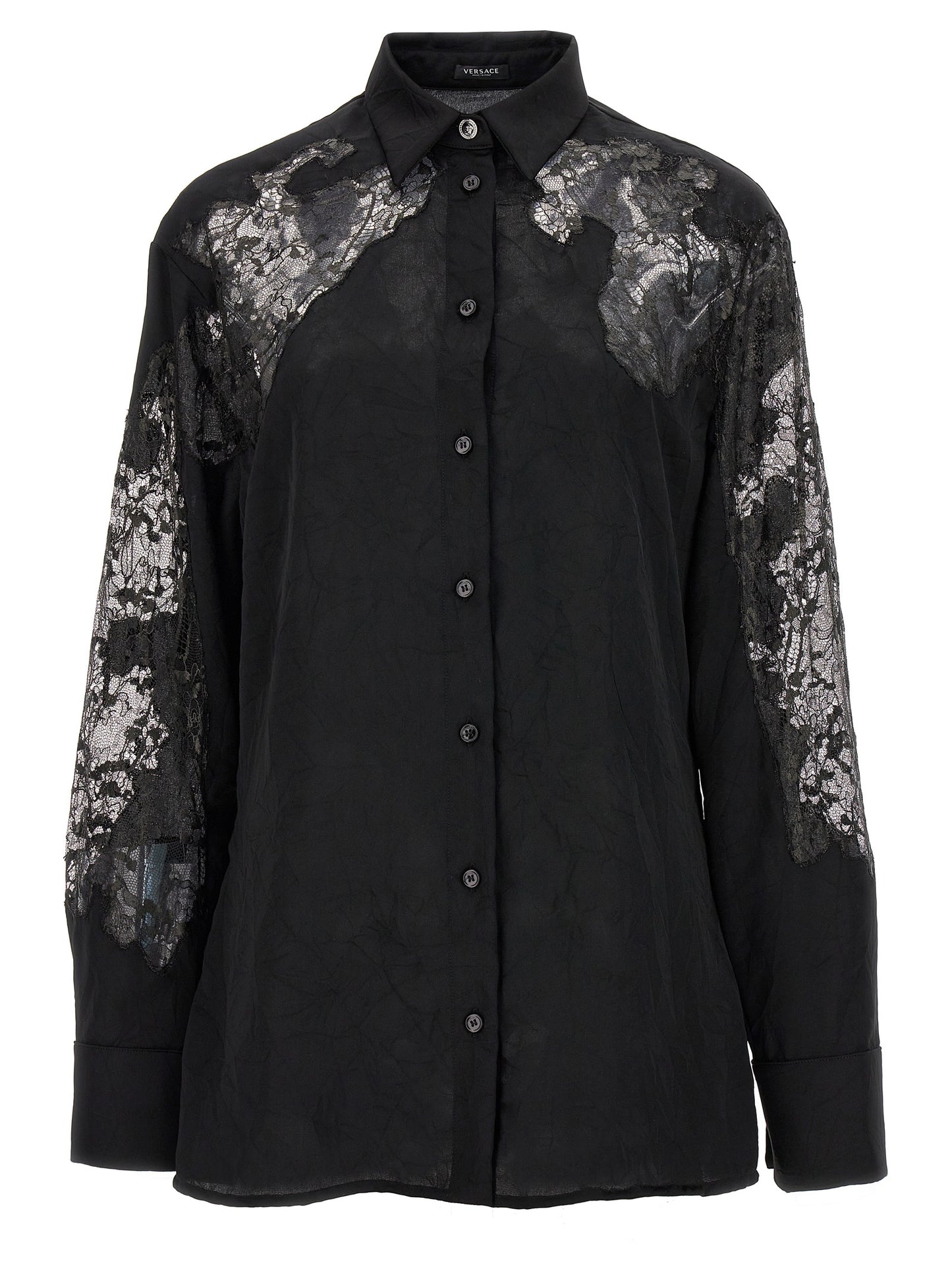 Satin lace shirt Shirt, blouse