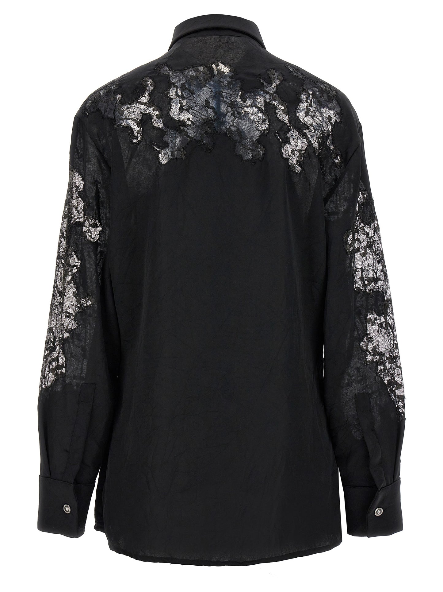 Satin lace shirt Shirt, blouse