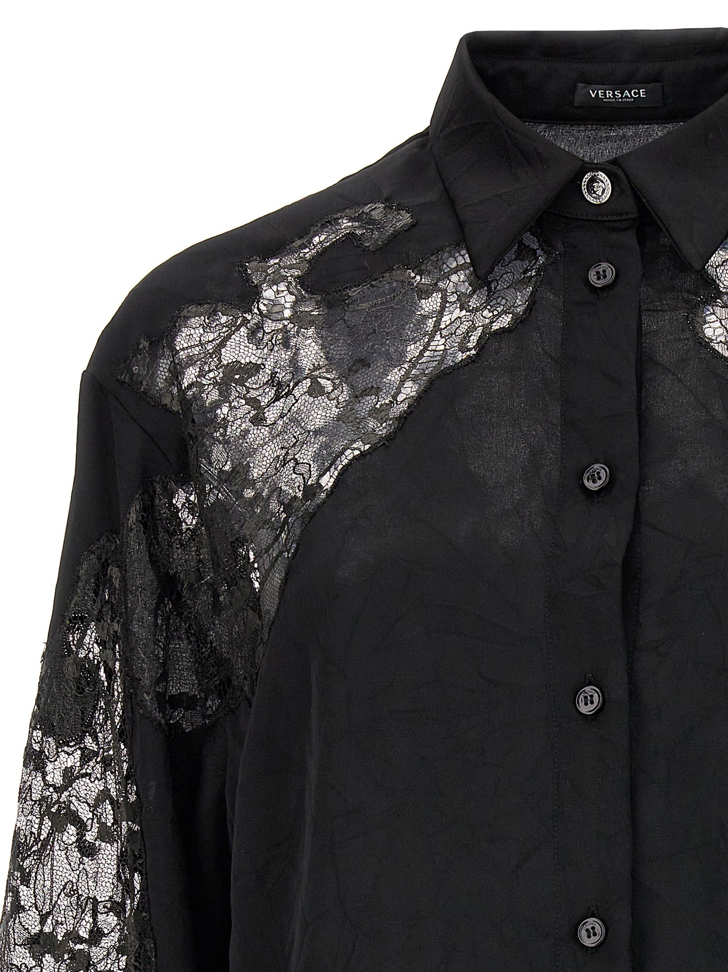 Satin lace shirt Shirt, blouse