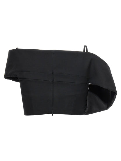Top 'Crop Lapel Corset' Tops